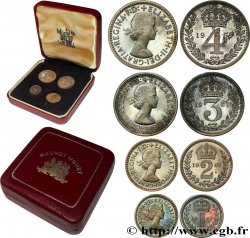 ROYAUME-UNI Maundy set - Penny, 2 pence, 3 pence et 4 pence 1967  BU