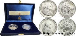 VATICAN AND PAPAL STATES Coffret (Proof) 2 monnaies - Jean-Paul II / le baptême du Christ par Saint Jean Baptiste / l’enseignement du Christ 1996 Rome