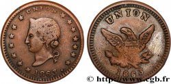 ÉTATS-UNIS D AMÉRIQUE 1 Cent (1861-1864) “civil war token” Union 1863 