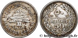 LIBANO 50 piastres Cèdre du Liban 1952 Utrecht