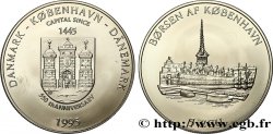 DÄNEMARK 5 Ecu Proof 550e anniversaire de la fondation de Copenhague 1995