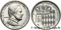 MONACO 1/2 Franc Rainier III 1965 Paris