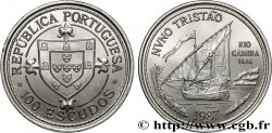 PORTUGAL 100 Escudos Découverte du fleuve Gambie en 1446 par Nuno Tristao 1987