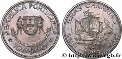 PORTOGALLO 100 Escudos découverte des îles Canaries 1989