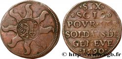 SWITZERLAND - REPUBLIC OF GENEVA 6 Sols 1590 Genève