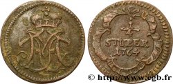 GERMANIA - COLONIA 1/4 Stuber monogramme de Maximilien-Frédéric de Königsegg-Rotenfels prince-évèque 1764