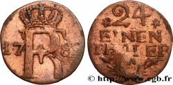 ALLEMAGNE - PRUSSE 1/24 Thaler Royaume de Prusse monogramme de Frédéric II 1782 Berlin