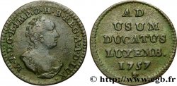 LUXEMBOURG 1 Liard Marie-thérèse d’Autriche 1757 Bruxelles