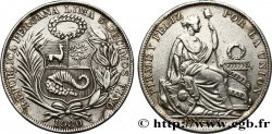 PÉROU 1 Sol emblème / “Liberté” 1930 Lima TB+