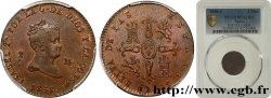 ESPAGNE - ROYAUME D ESPAGNE - ISABELLE II 2 Maravedis 1838/1738 1838 Jubia