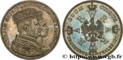 GERMANY - PRUSSIA 1 Thaler couronnement de Guillaume Ier et Augusta 1861 Berlin