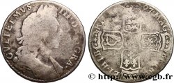 UNITED KINGDOM 1/2 Crown Guillaume III 1697