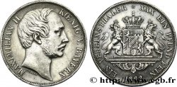 ALLEMAGNE - ROYAUME DE BAVIÈRE - MAXIMILIEN II JOSEPH Thaler 1862 Munich