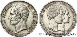 BELGIQUE 5 Francs mariage du Duc et de la Duchesse de Brabant 1853