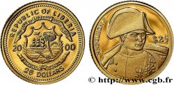 LIBERIA 25 Dollars Proof Napoléon 2000 