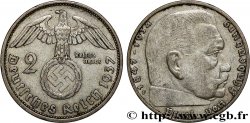 ALEMANIA 2 Reichsmark swastika 1937 Stuttgart