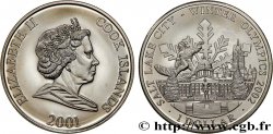 COOK ISLANDS 1 Dollar Proof Jeux Olympiques d’hiver de Salt Lake City 2001