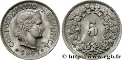 SUISSE 5 Centimes (Rappen) 1947 Berne