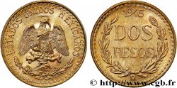 MEXICO 2 Pesos 1945 Mexico