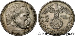 GERMANY 2 Reichsmark Maréchal Paul von Hindenburg 1939 Berlin