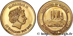 FIDJI 10 Dollar Proof Monument Valley 2011