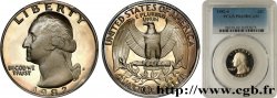 UNITED STATES OF AMERICA 1/4 Dollar Proof Washington 1982 San Francisco - S