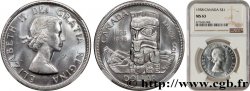 CANADA 1 Dollar Elisabeth II 1958 