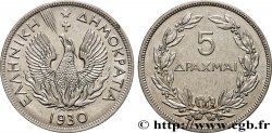 GRÈCE 5 Drachmes Phénix 1930