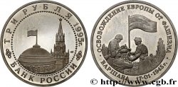 RUSSIE 3 Roubles Proof Libération de Varsovie 1995 Moscou