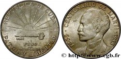 CUBA 1 Peso centenaire de José Marti 1953 