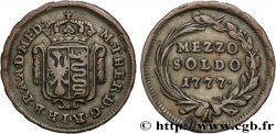 ITALIEN - LOMBARDEI 1/2 Soldo Marie-Thérèse d’Autriche - Duché de Milan 1777 Milan