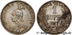AFRIQUE ORIENTALE ALLEMANDE 1 Rupie Guillaume II 1911 Stuttgart