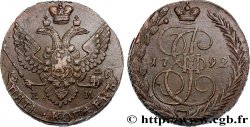 RUSSIE - CATHERINE II 5 Kopecks 1792 Ekaterinbourg