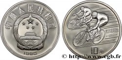 CHINA 10 Yuan Proof Jeux Olympiques 1992 - cyclisme 1990 