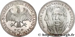 GERMANIA 5 Mark Proof Wilhelm und Alexander von Humbolt 1967 Stuttgart - F
