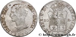 ESPAGNE - ROYAUME D ESPAGNE - JOSEPH NAPOLÉON 20 Reales ou 5 Pesetas 1810 Madrid TTB
