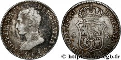 ESPAGNE - ROYAUME D ESPAGNE - JOSEPH NAPOLÉON 4 Reales 1810 Madrid TB+