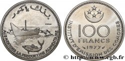 COMORES Essai de 100 Francs 1977 Paris