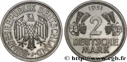 ALLEMAGNE 2 Mark aigle 1951 Hambourg - J