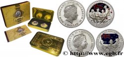 NEW ZEALAND Coffret de deux monnaies de 1 Dollar proof 2005 Mayer Mint