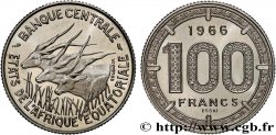 EQUATORIAL AFRICAN STATES Essai de 100 Francs antilopes 1966 Paris
