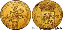 UNITED PROVINCES - GUELDERS 14 Gulden ou Cavalier d or 1761 