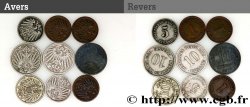 GERMANIA Lot de neuf pièces aigle impérial n.d. Atelier Divers