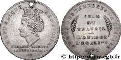 SUISSE - RÉPUBLIQUE DE GENÈVE 1 Genevoise (10 Décimes) trouée 1794