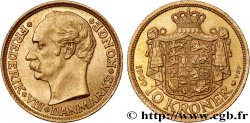 DANEMARK 10 Kroner Frédéric VIII 1909 Copenhague SPL