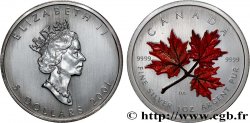 CANADA 5 Dollars (1 once) Proof feuilles d’érables 2001 