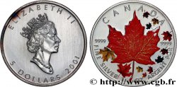 CANADA 5 Dollars (1 once) feuille d’érable 2001 