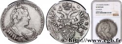 RUSSIA 1 Rouble Anne 1733 Moscou