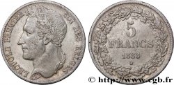 BELGIUM 5 Francs Léopold Ier 1833 