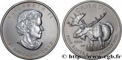 CANADA 5 Dollars (1 once) Proof Elisabeth II / élan 2012 